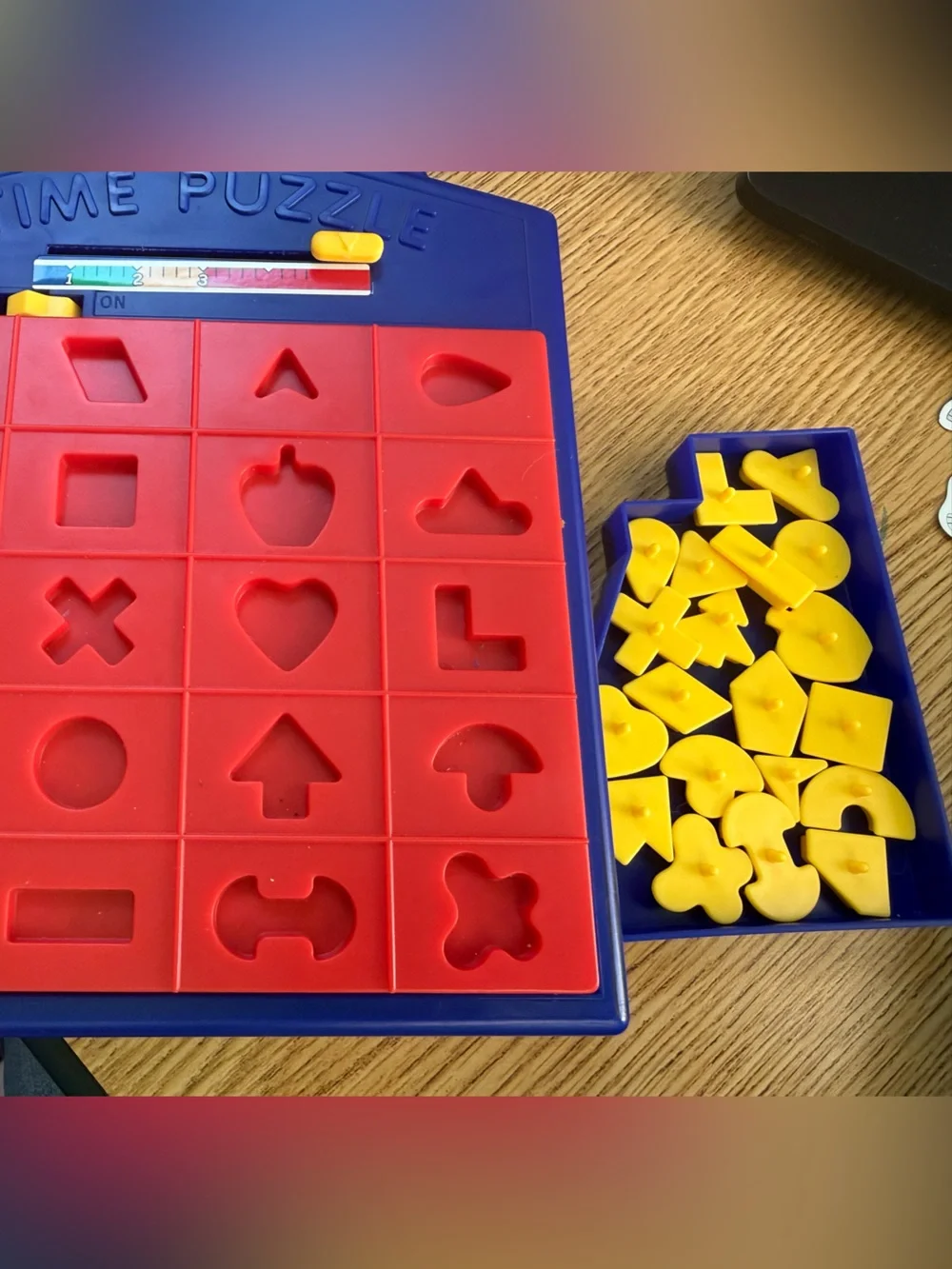Shape Puzzle Pop Up Board Game Matching Fine Motor Skills Complete No Box PreK